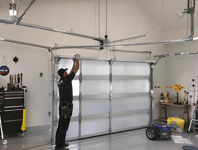 Columbus Garage Door Repair certified team performing precision garage door installation in Columbus