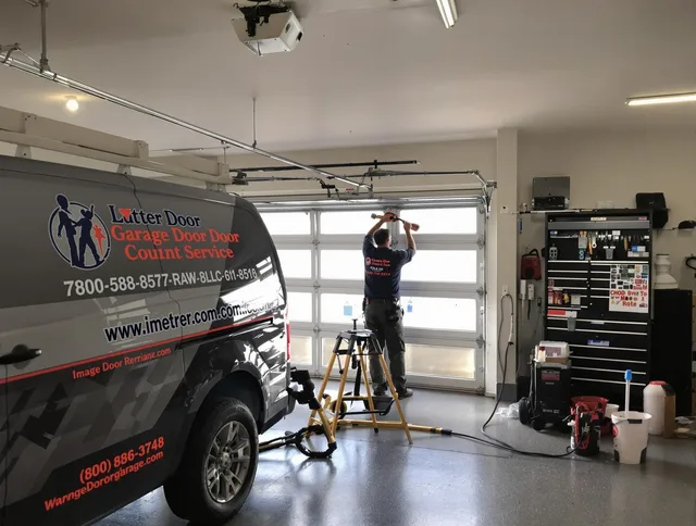 Columbus Garage Door Repair team performing same-day garage door repair in Columbus