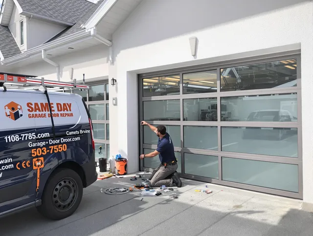Same-day garage door repair service by Columbus Garage Door Repair in Columbus